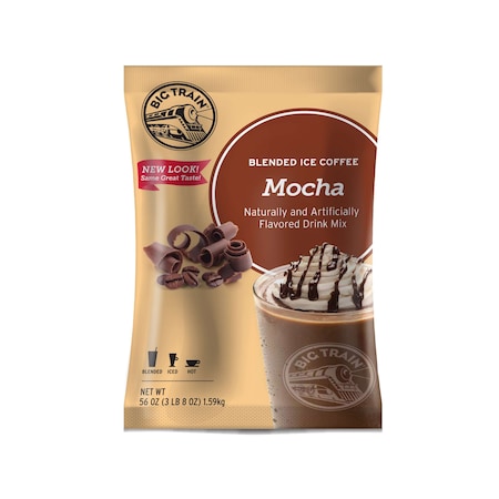Big Train Big Train Mocha Blended Ice Coffee Mix 3.5lbs, PK5 BT.610610